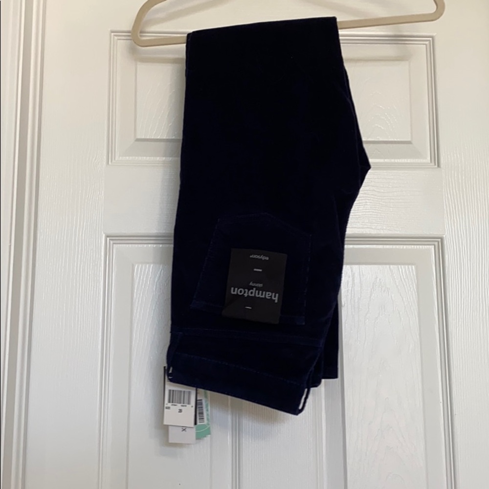 NWT - edyson navy corduroy pants